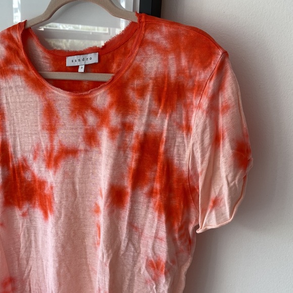 Sandro tee. Size 3= US 6. Tie dye - Picture 4 of 4